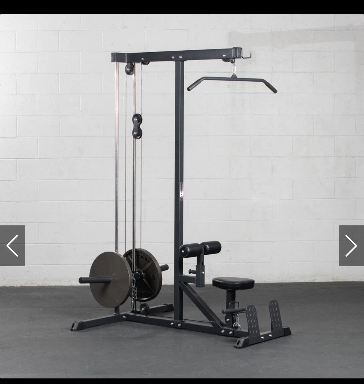 Titan Fitness Plate Loaded Lat Pulldown Tower V2