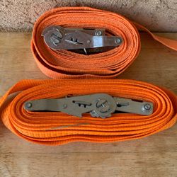 ORANGE STRAPS NO HOOKS! SMALL AND LARGE 