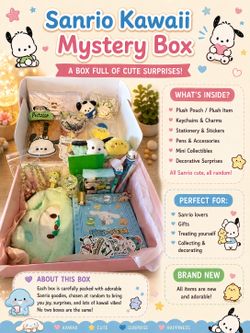 Not free see pricing in description 🎀✨ PRE-MADE KAWAII SURPRISE BOXES AVAILABLE ✨🎀