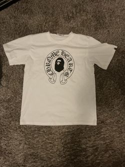 Chrome heart bape shirt