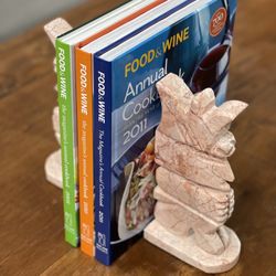 Solid Marble Book Ends