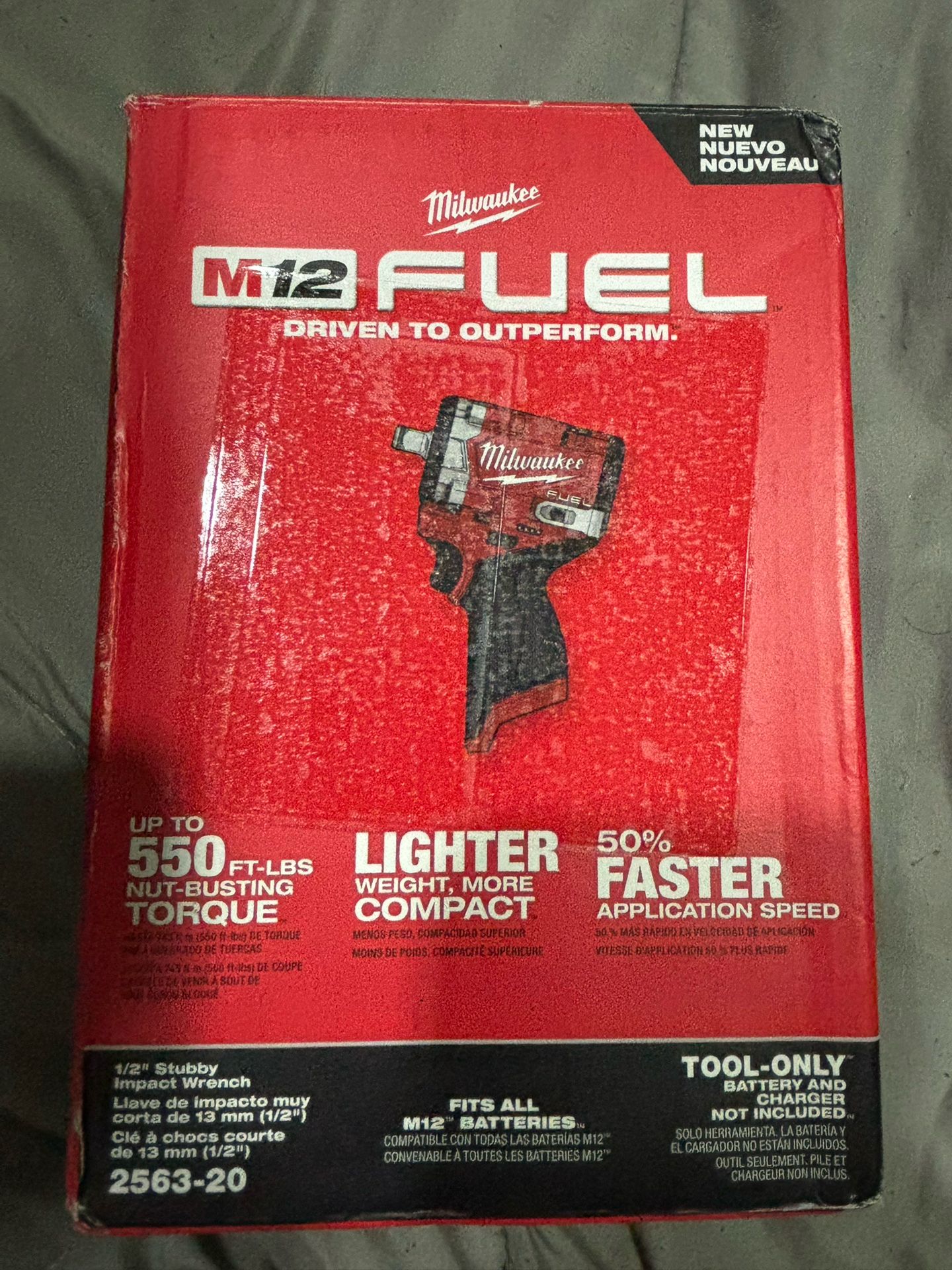 Milwaukee M12 1/2 Stubby Impact Wrench Read Below