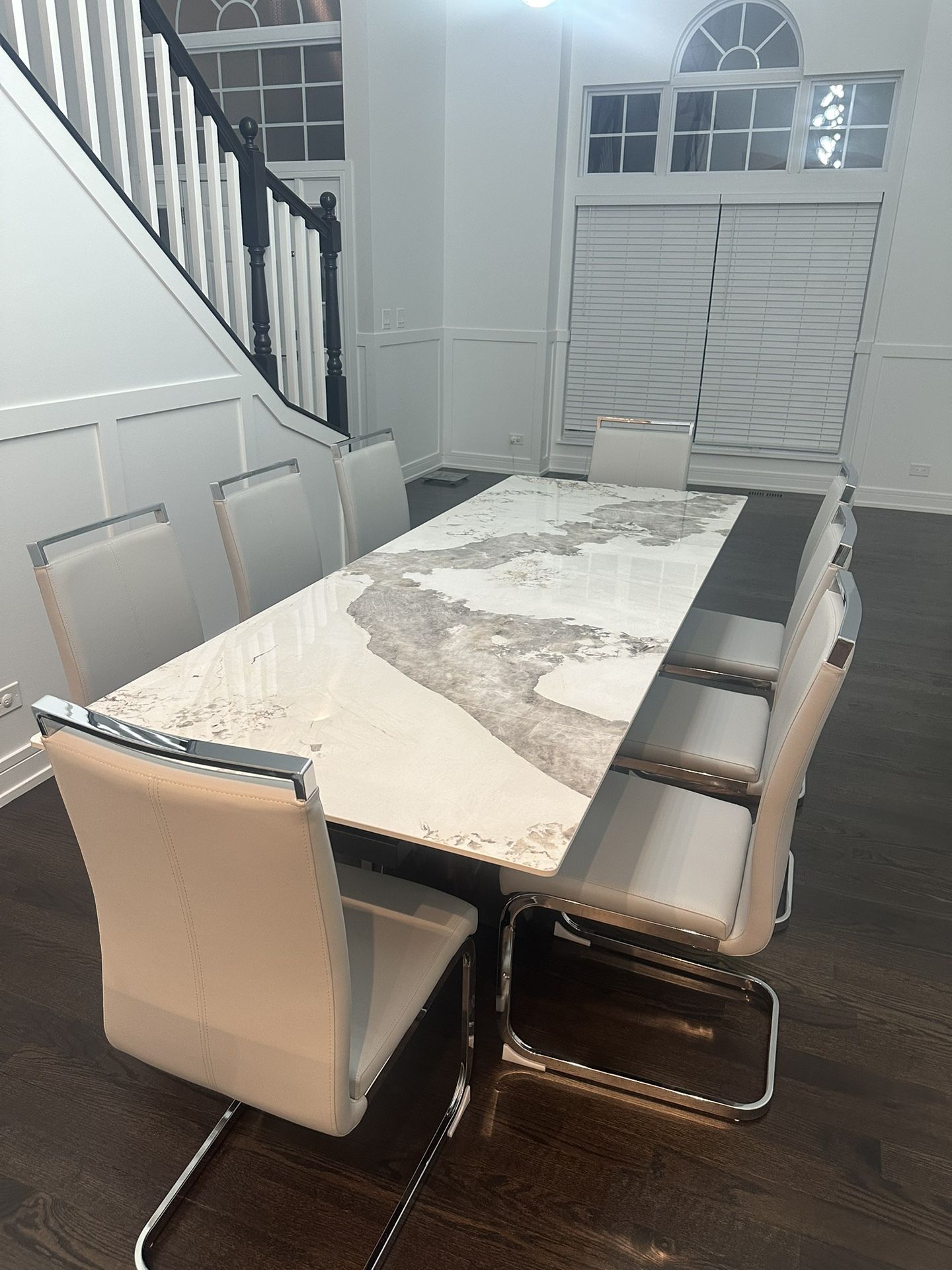 Marble Table And Chairs
