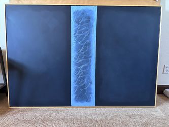 Williams and Sonoma Blue Abstract artwork