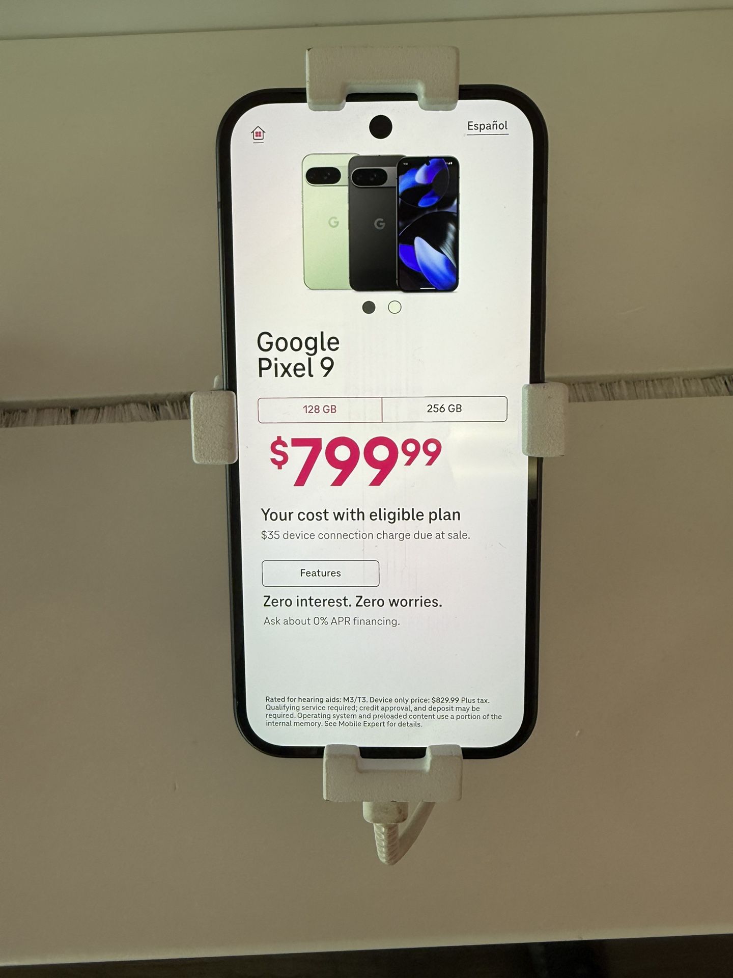 Google Pixel 9 ( On Us W/ New Line & Port)