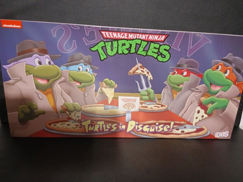 NECA TMNT Turtles in Disguise 4pack