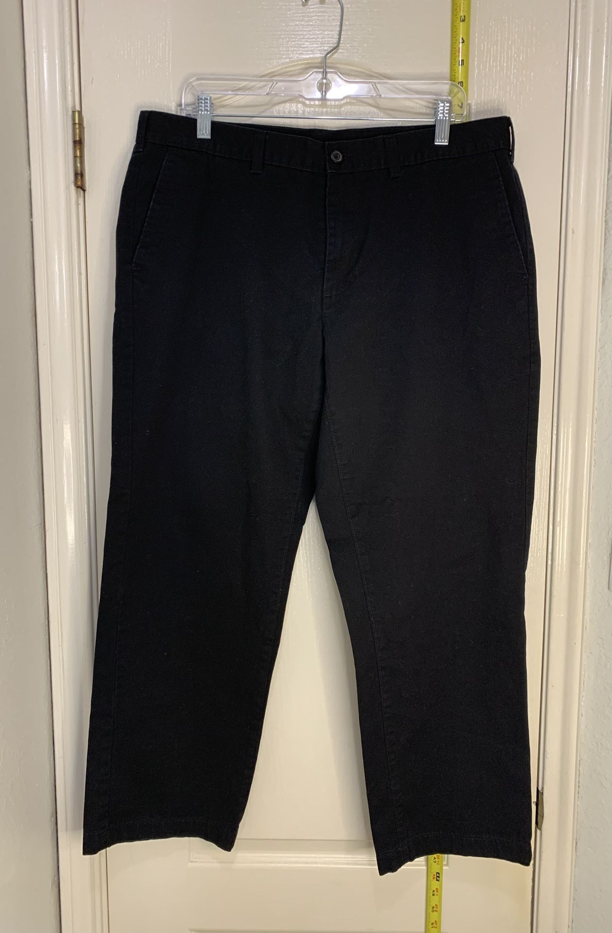 Mens George Black Pants Size 36x29 60% Cotton, 40% Polyester (1) Pant Total