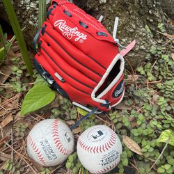 Rawlings PL90SN Baseball Glove Bundle