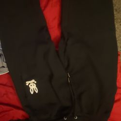 black phyco bunny sweats
