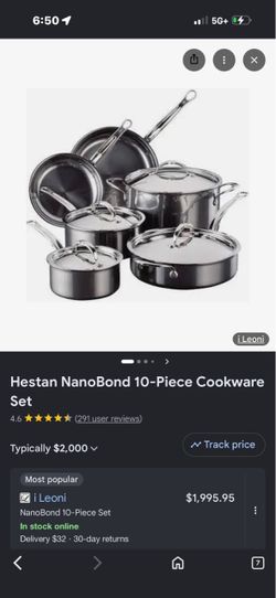Hestan NanoBond 10-Piece Cookware Set