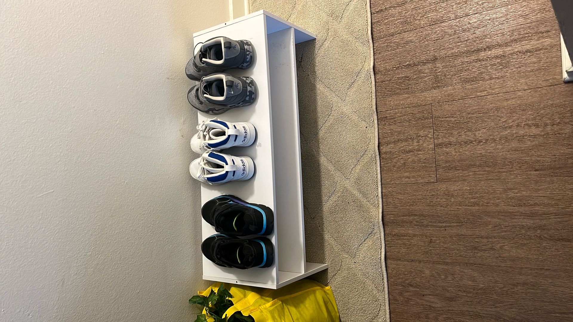 White Shoe Shelf