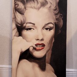 Marilyn Monroe portrait by Frank Ritter Art Print