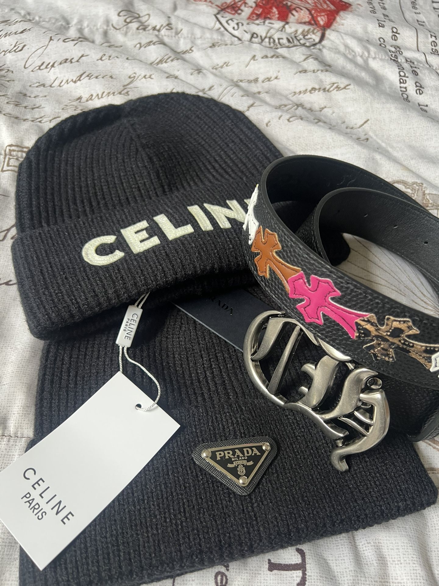 Peace,Celine,chrome Hearts