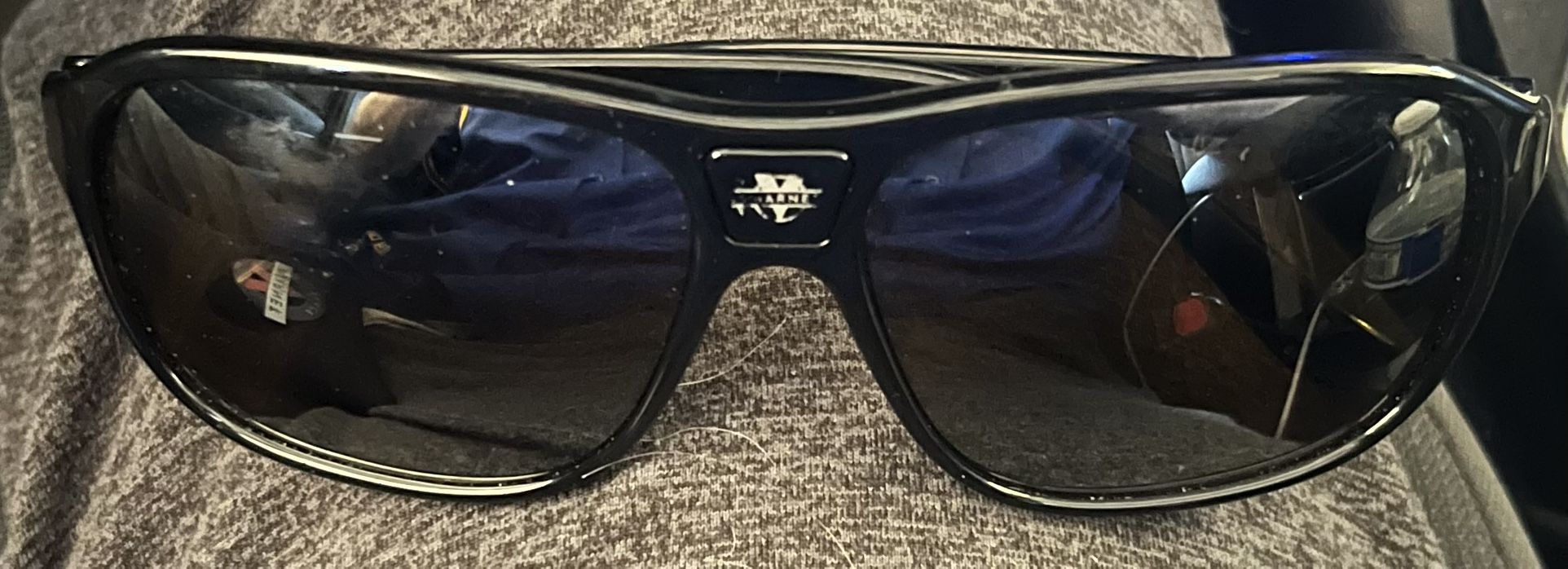 Vuarnet Black Polarized Sunglasses w/ Original Case Sleeve And Cleaning Cloth - Made in France
