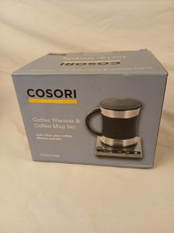 Cosori Coffee Warmer & Coffee Mug Set