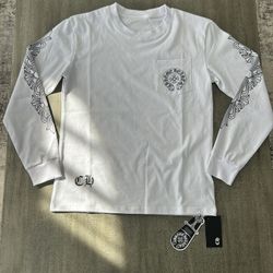CHROME HEARTS WHITE LONG SLEEVE