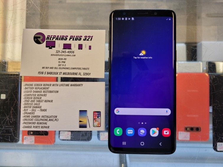Unlocked Black Galaxy S9 64gb