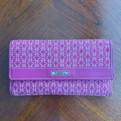 Burgundy Fossil Wallet 