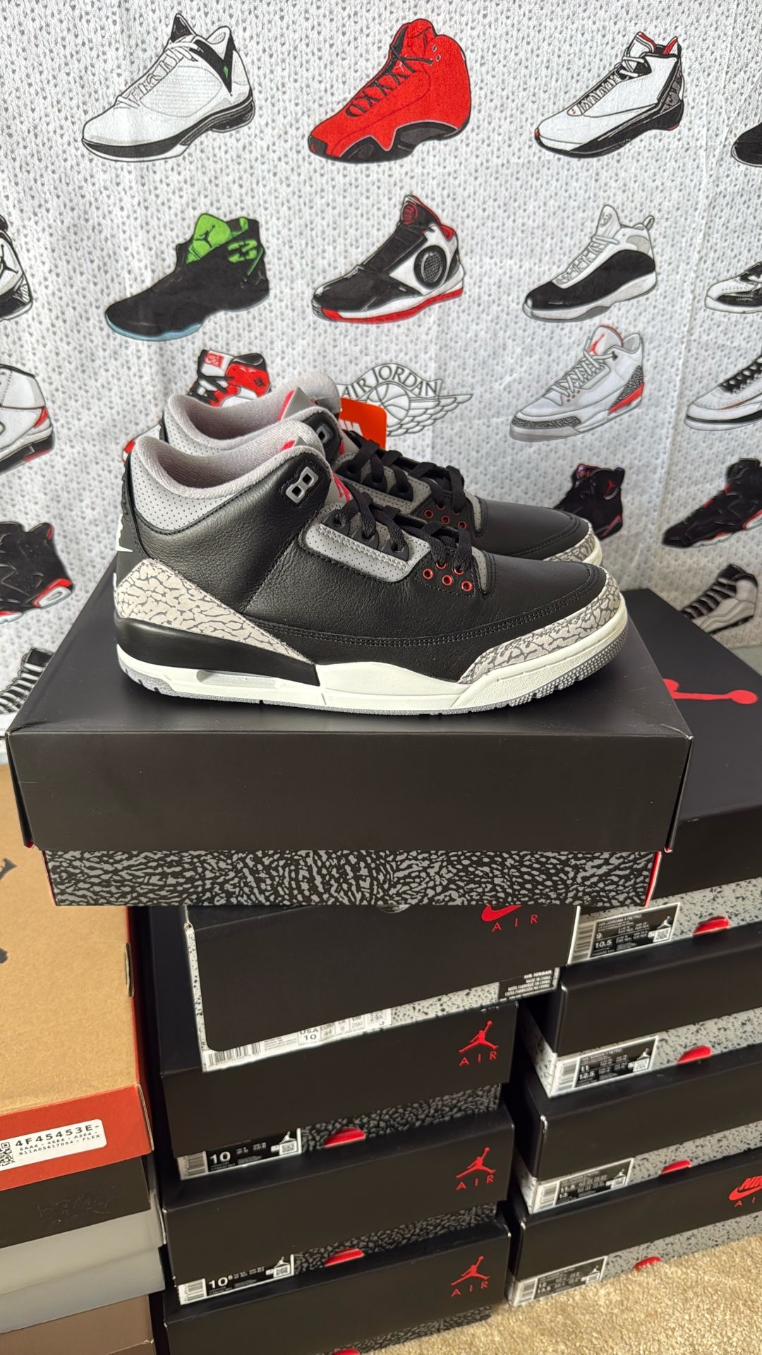 Jordan 3 Black Cement