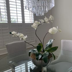 Orchid Arrangement With Metal Base From Z Gallery S