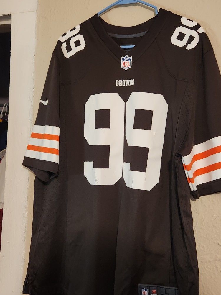 Nike Airfield Size Large Number 99 Cleveland Browns Paul Kruger Jersey
