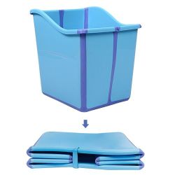 Foldable Bath Tub Toddler Kid Children