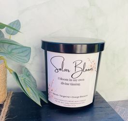 Solar Bloom Hand Poured Candle