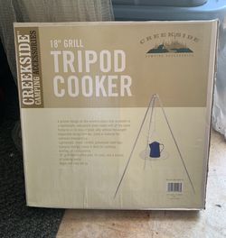 Creekside Camping Tripod cooker grill