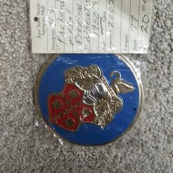 Vintage 1950's Packard Wheaties Cereal Box Prize - Metal Car Emblem Badge