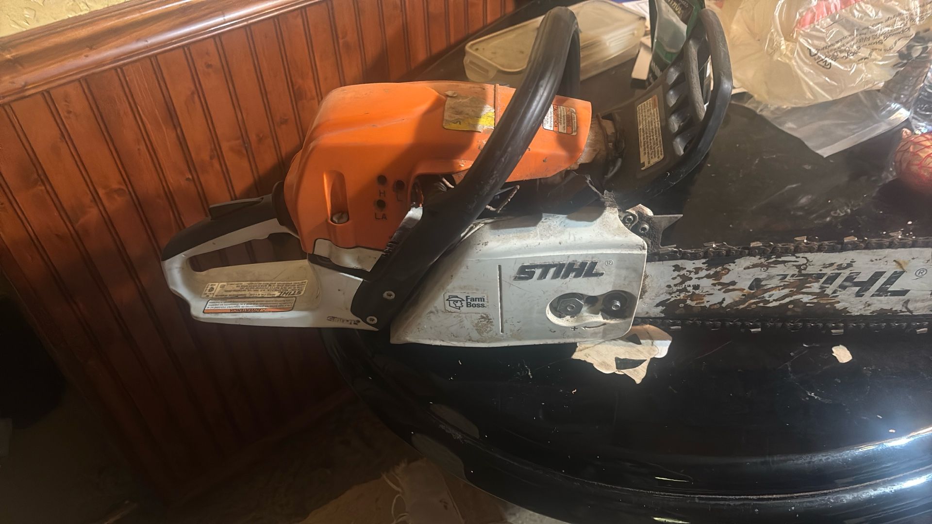 Still Chainsaw Ms 21 Needs New Handle Runs Great