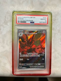 PSA 10 Scizor Obsidian Flames Pokemon