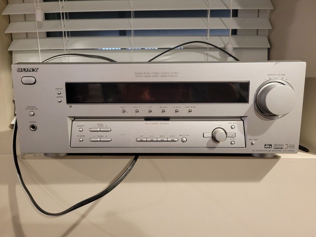Sony Receiver Digital Audio/video Control Center