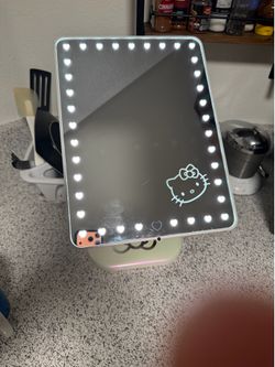 Hello Kitty Edition Touch Pro LED Makeup Mirror with Bluetooth Audio+Speakerphone & USB Charger
