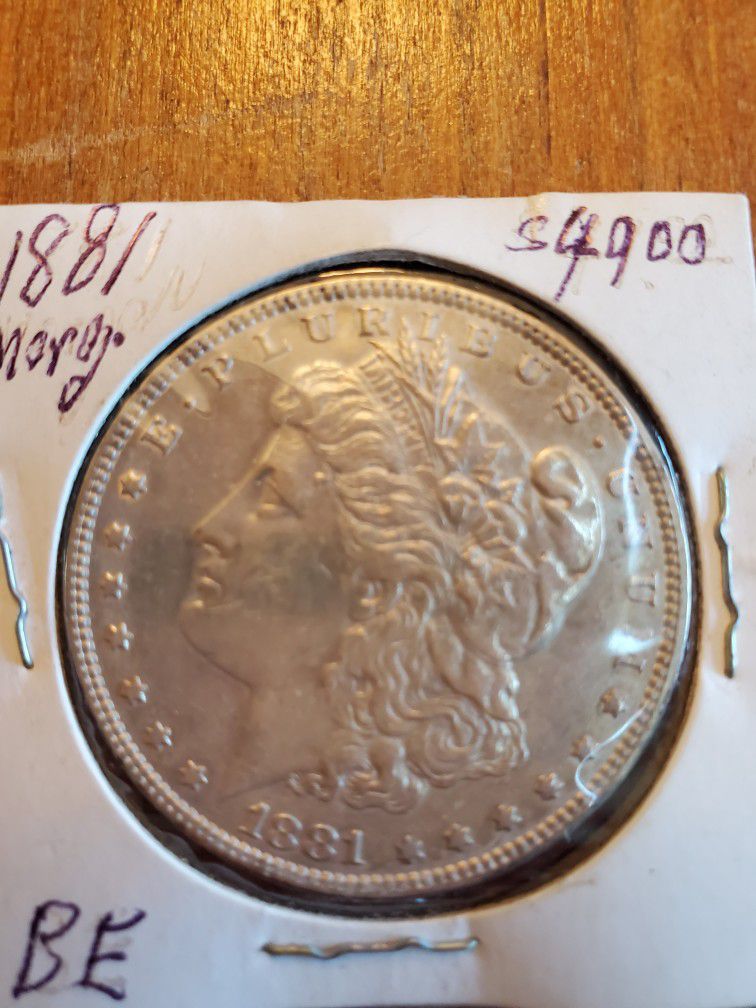 1881 MORGAN Silver Dollar