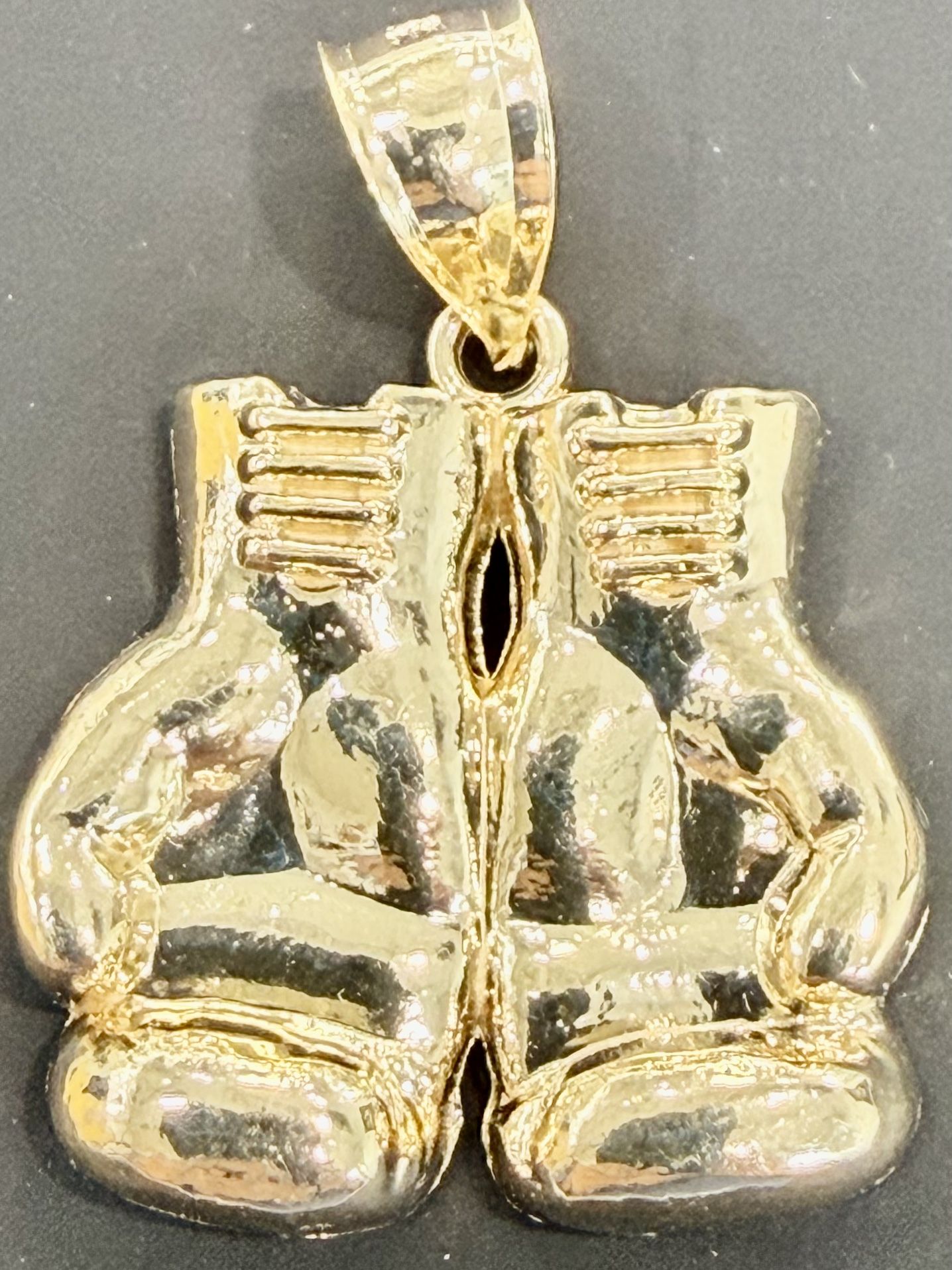 14 k Gold Boxing Gloves