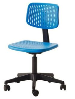 Ikea Blue Swivel Desk Chair