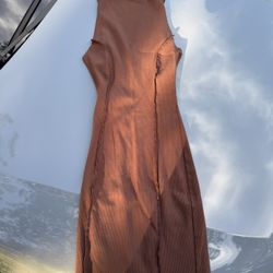 Brown Bodycon dress Size M