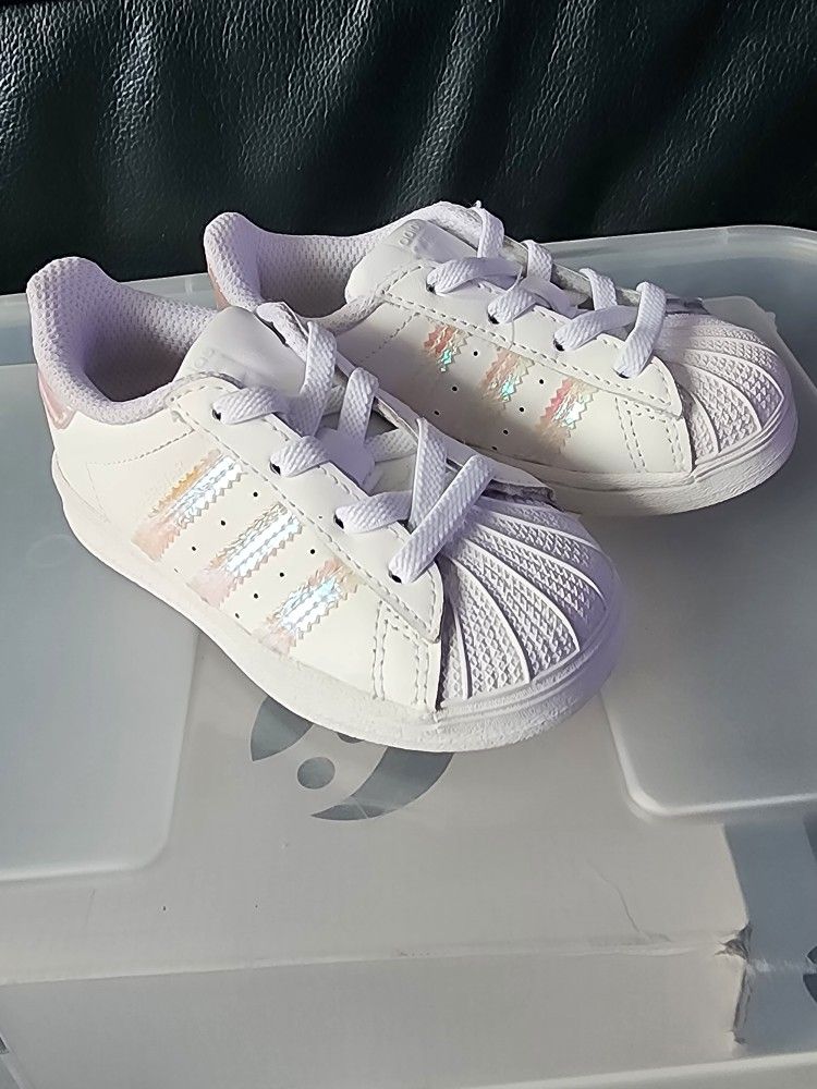 Adidas Superstar Comfort Closure Toddler Girls Shoes Size 6