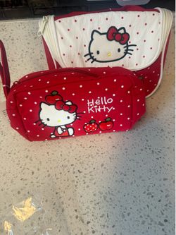 Hello kitty cosmetic bags
