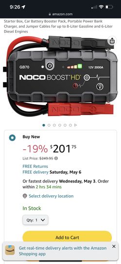 Nocoboost HD GB70