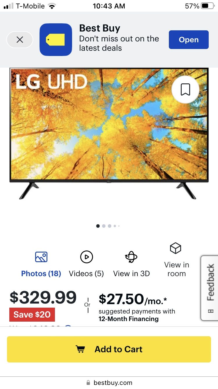 Brand New LG 50 inch TV