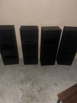4 salon cabinets
