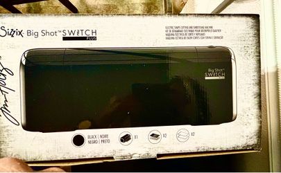 Sizzix Big Shot Switch Touch Diecut/Embossing machine