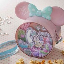 Disneysea Minnie Mouse Pink Popcorn Bucket Limited Edition