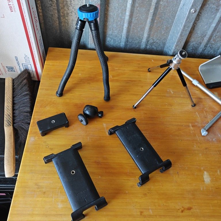 Tripod, Phone Mount, Laptop Riser, Tablet Stand Etc
