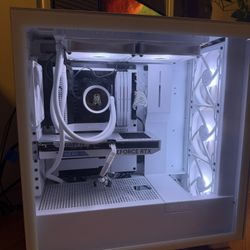  High-End White Aesthetic Gaming PC – RTX 4060 & Ryzen 5 7600X