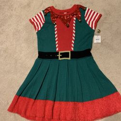 NEW Ladies Holiday Christmas Elf Dress