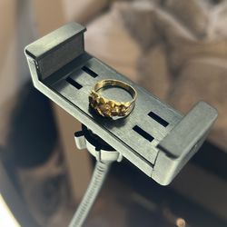 10k size 7/8 gold nugget pinky ring