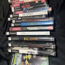 PlayStation 2 Games Used *17 Games*