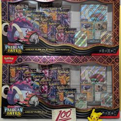 Paldean Fates Great Tusk collection